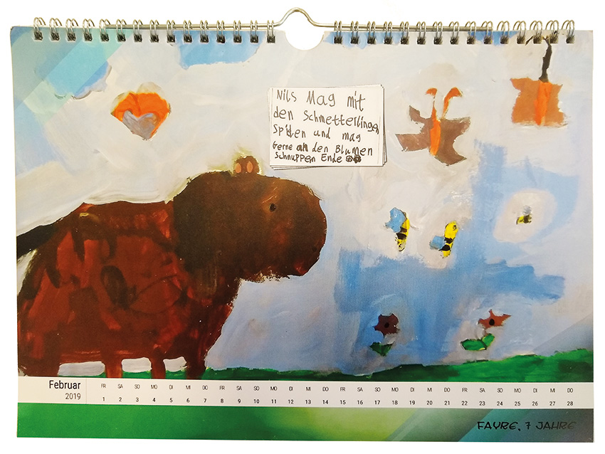 kunst_kalenderblatt Kunstprojekt Kaz